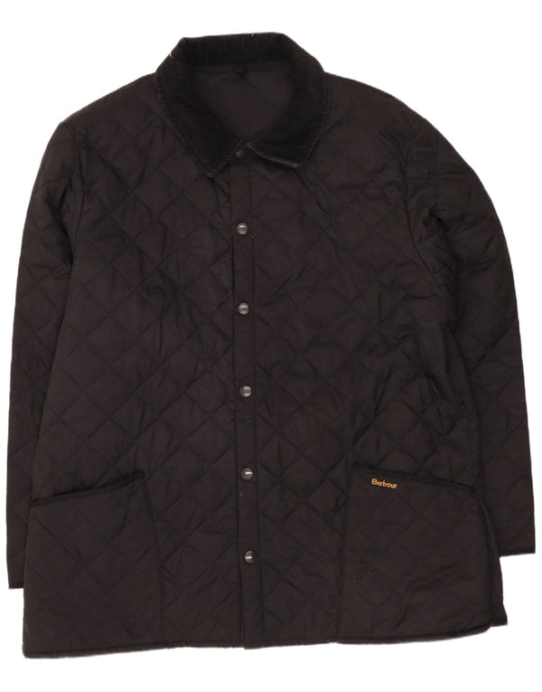 Jaqueta acolchoada masculina Barbour UK 44 2XL poliamida preta