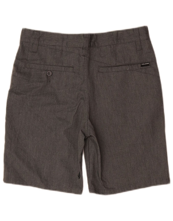 Volcom Mens Chino Shorts W28 Pequeno Poliéster Cinza