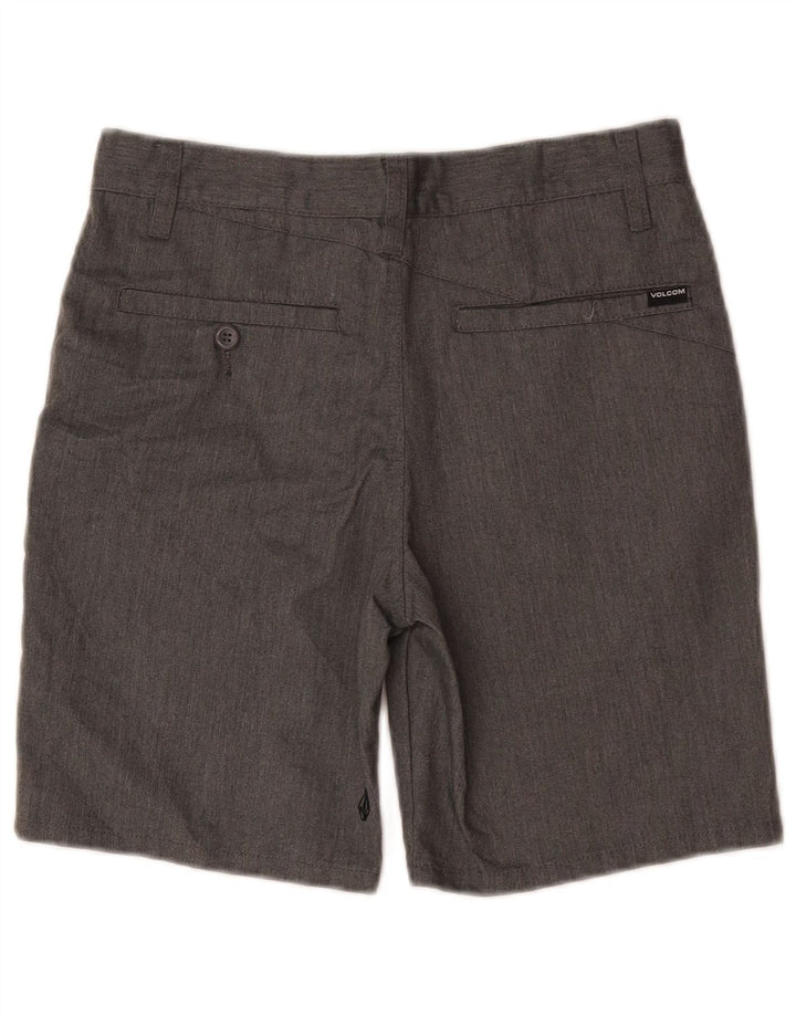 Volcom Mens Chino Shorts W28 Pequeno Poliéster Cinza