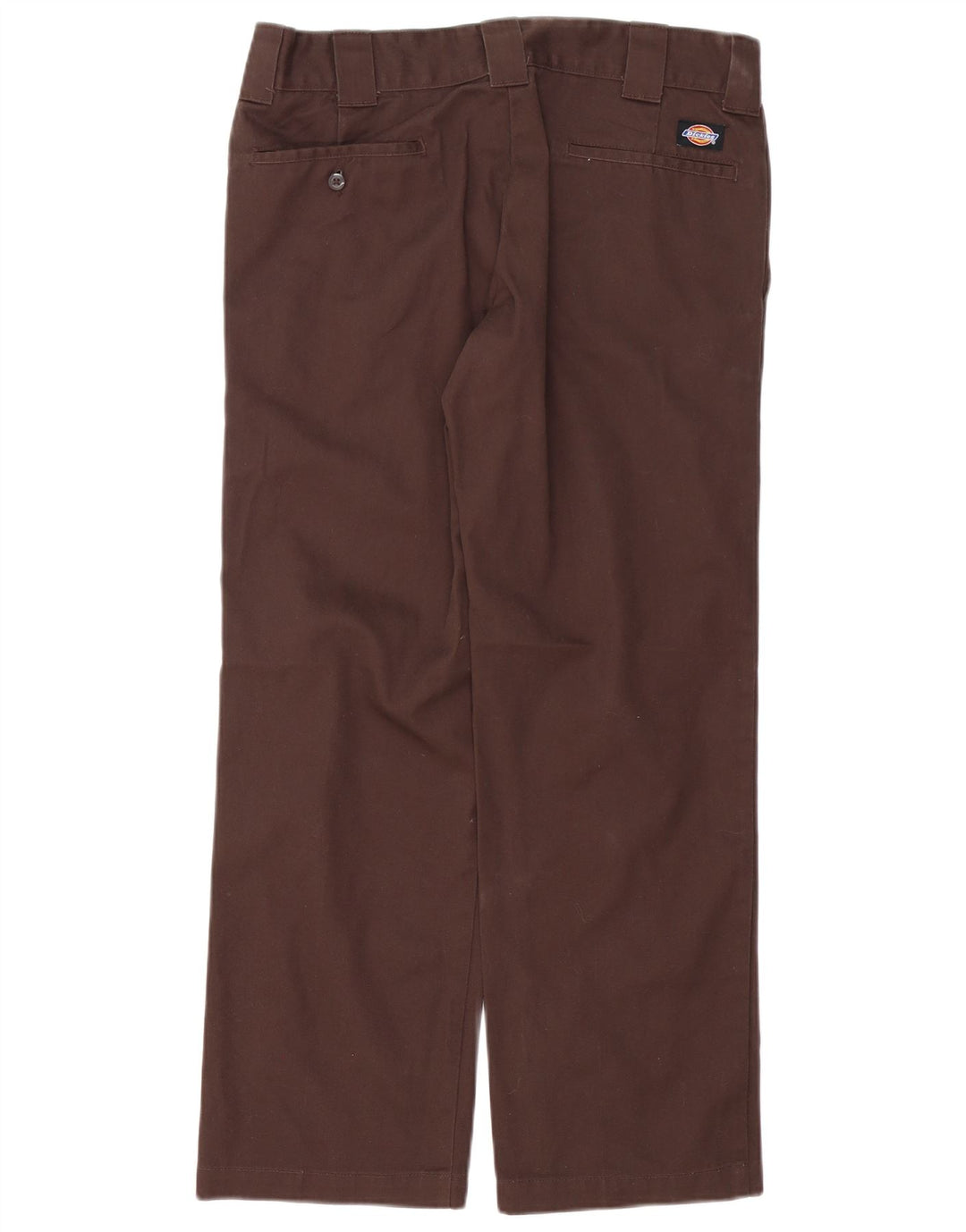 Calça chino reta masculina DICKIES W32 L30 poliéster marrom