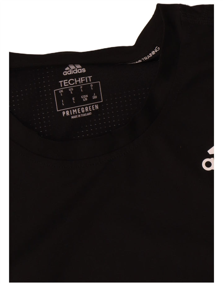 Adidas Mens Aeroready Colete Top Grande Poliéster Preto