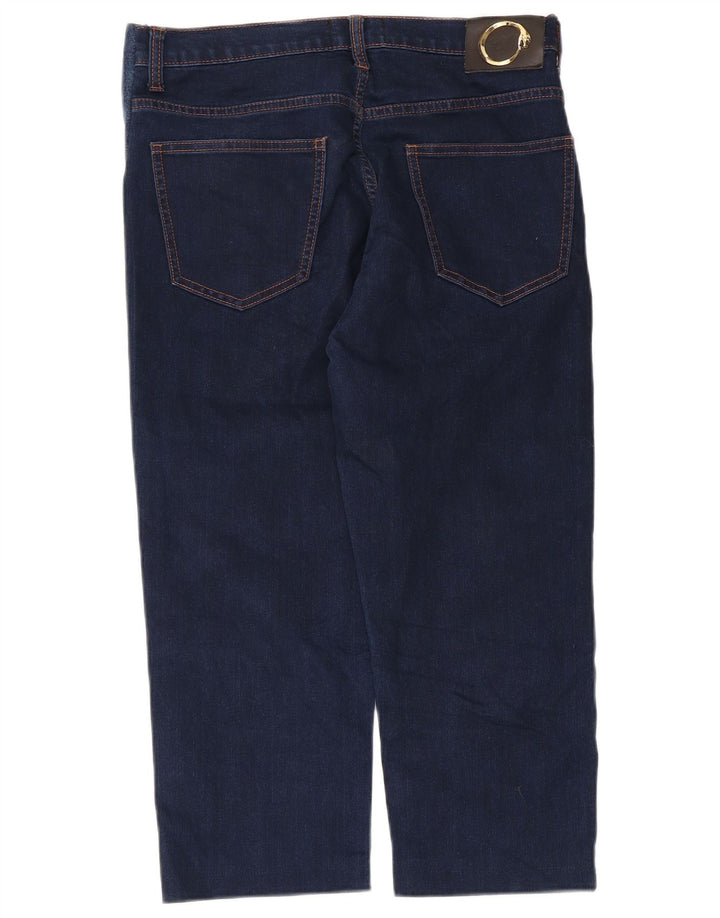 Jeans Capri Just Cavalli Feminino W34 L22 Azul Marinho