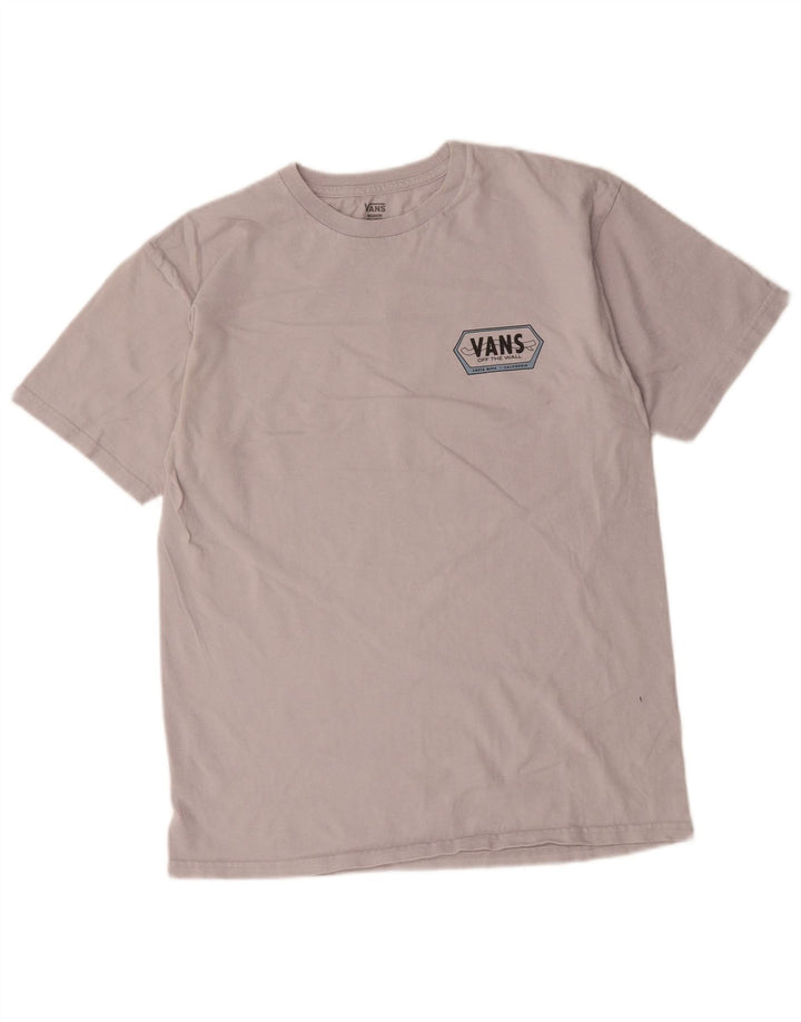 Camiseta masculina Vans Graphic cinza médio algodão
