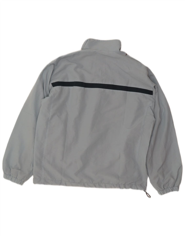 Diadora Mens Tracksuit Top Jacket Medium Blue Colourblock Poliéster