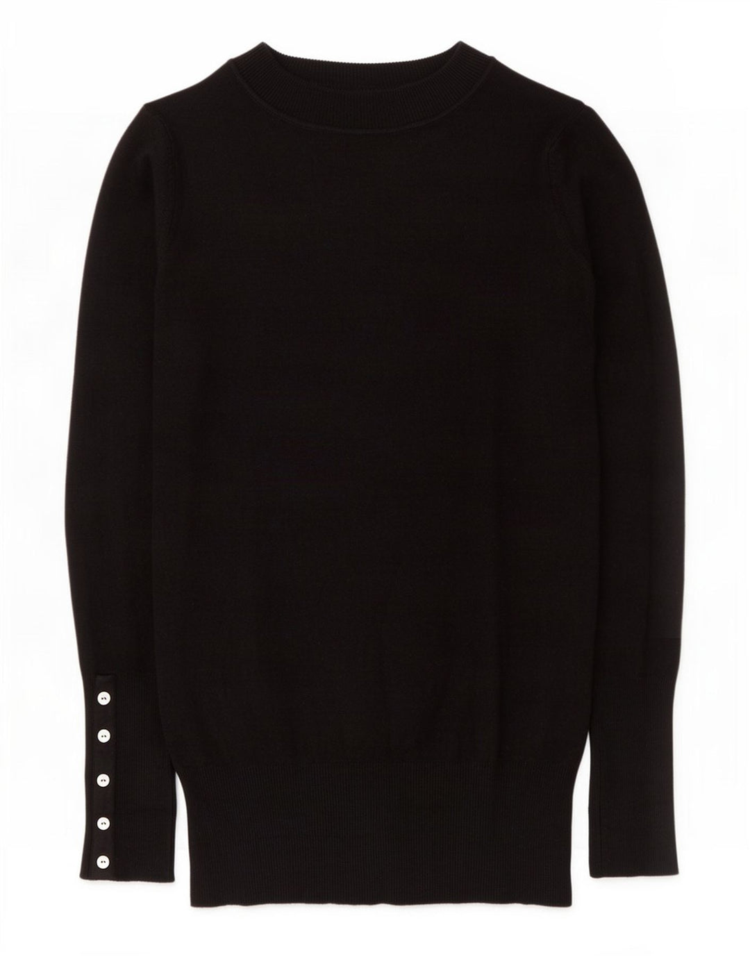 Suéter feminino Zara com gola tartaruga Reino Unido 8 pequeno rayon preto