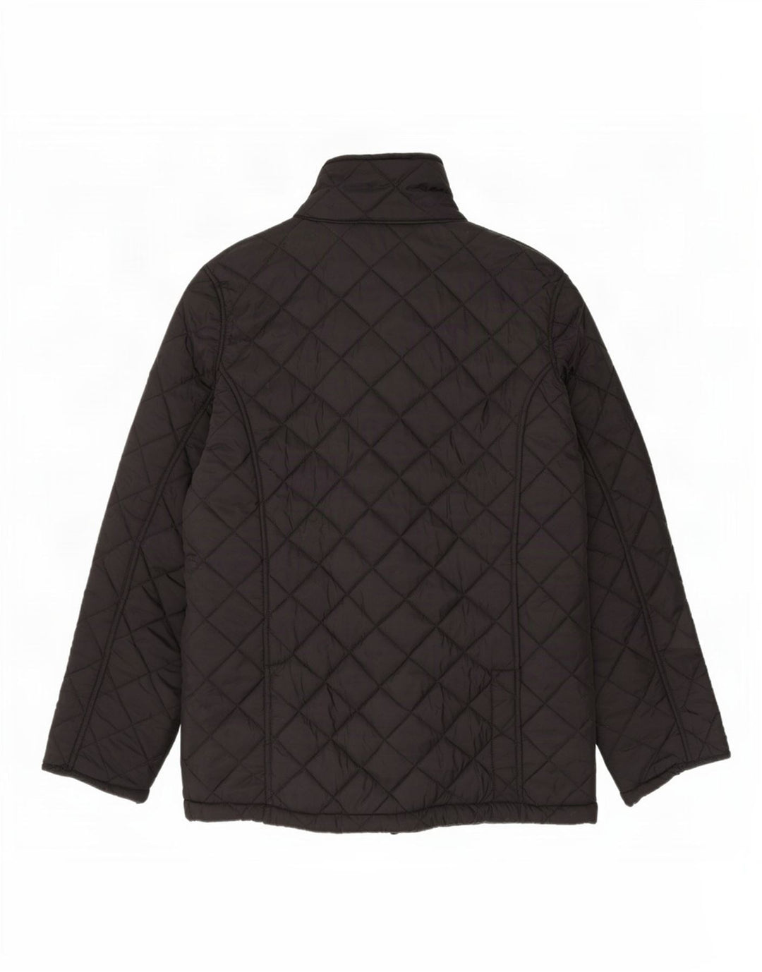 Jaqueta acolchoada masculina vintage UK 42 XL preto nylon