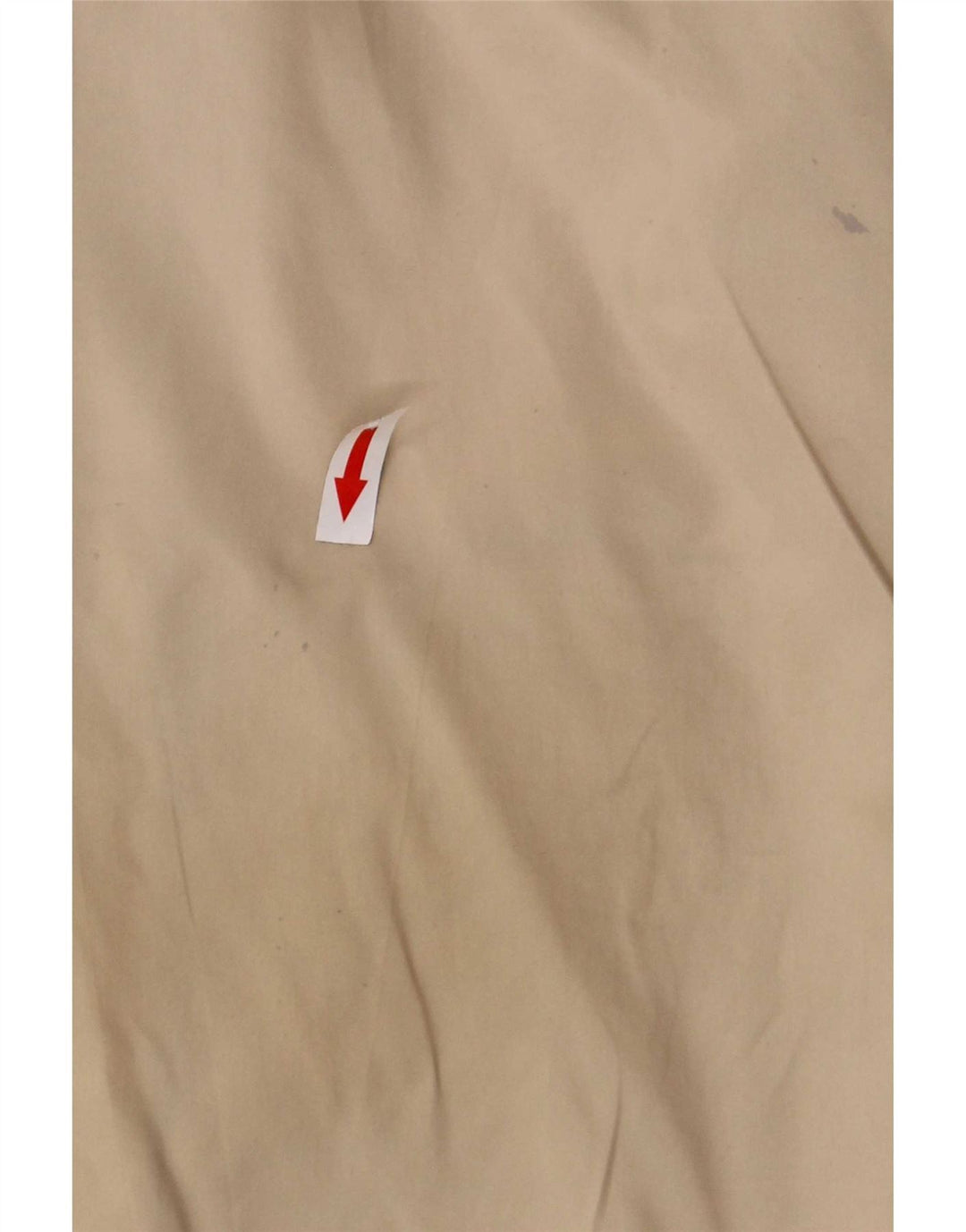 Nike Mens Tracksuit Top Jacket 2XL Bege Listrado Poliéster