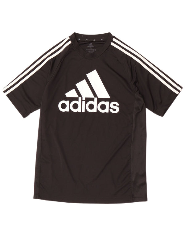 Camiseta Adidas Masculina Aeroready Graphic Top Pequeno Poliéster Preto