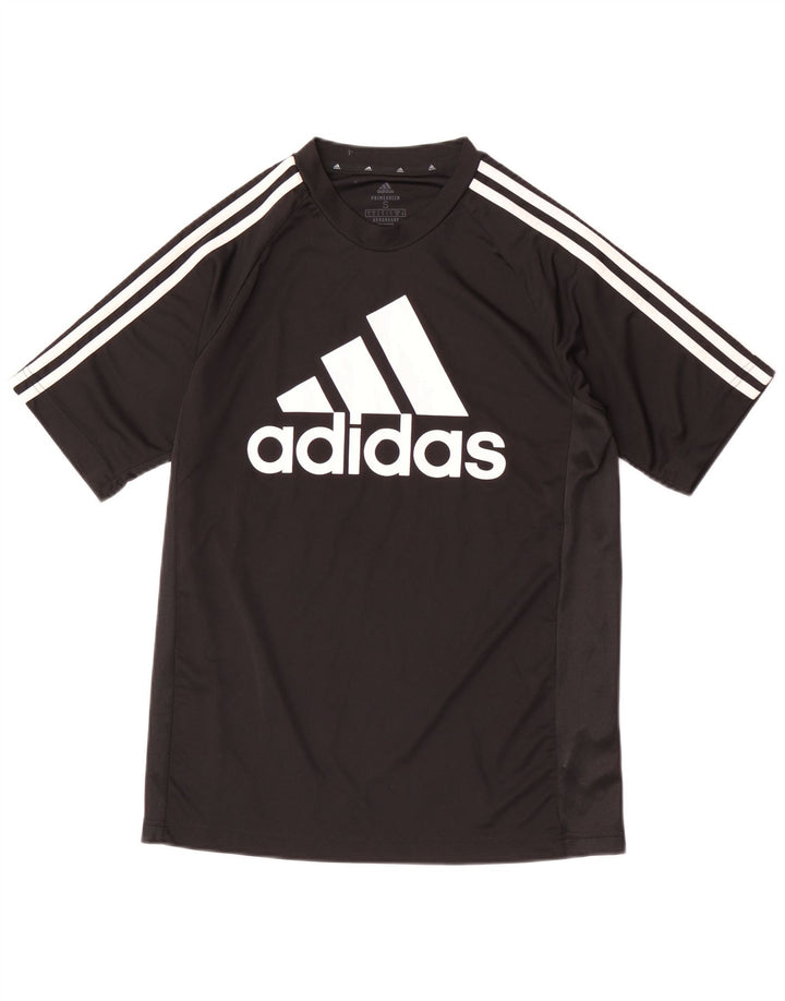 Camiseta Adidas Masculina Aeroready Graphic Top Pequeno Poliéster Preto