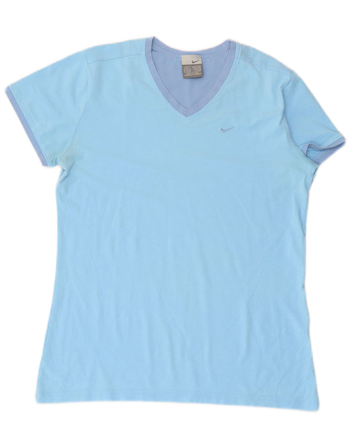 Camiseta feminina NIKE UK 10/12 azul médio