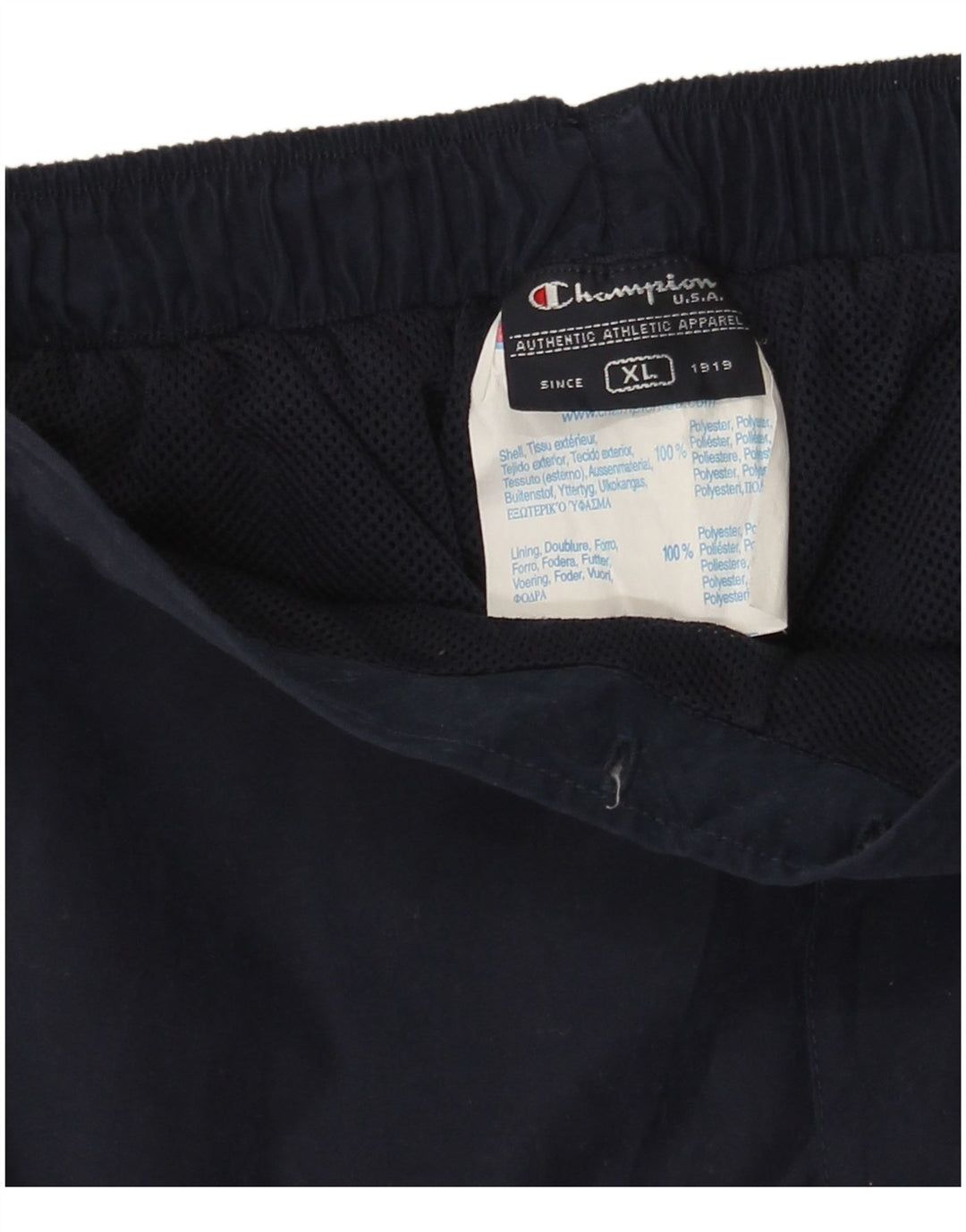 Calça de treino feminina Champion UK 18 XL azul marinho poliéster