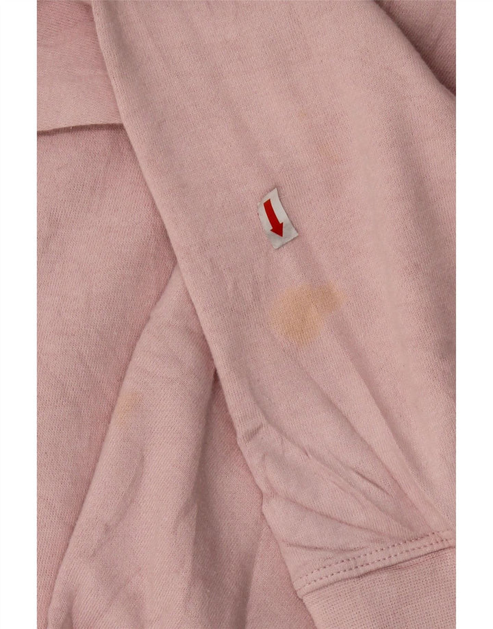 CHAMPION Womens Graphic Hoodie Jumper UK 20 2XL Pink Vintage Champion and Second-Hand Champion from Messina Hembry 