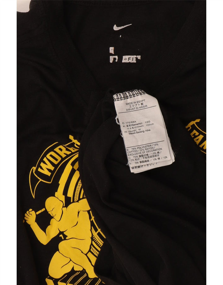 Camiseta Nike Feminina Graphic Top UK 14 Médio Preto Poliéster
