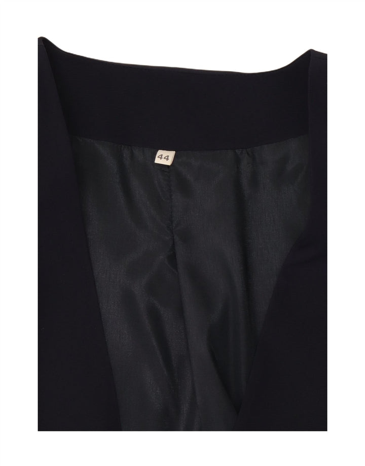 Jaqueta blazer feminina VINTAGE com peito duplo IT 44 azul marinho médio