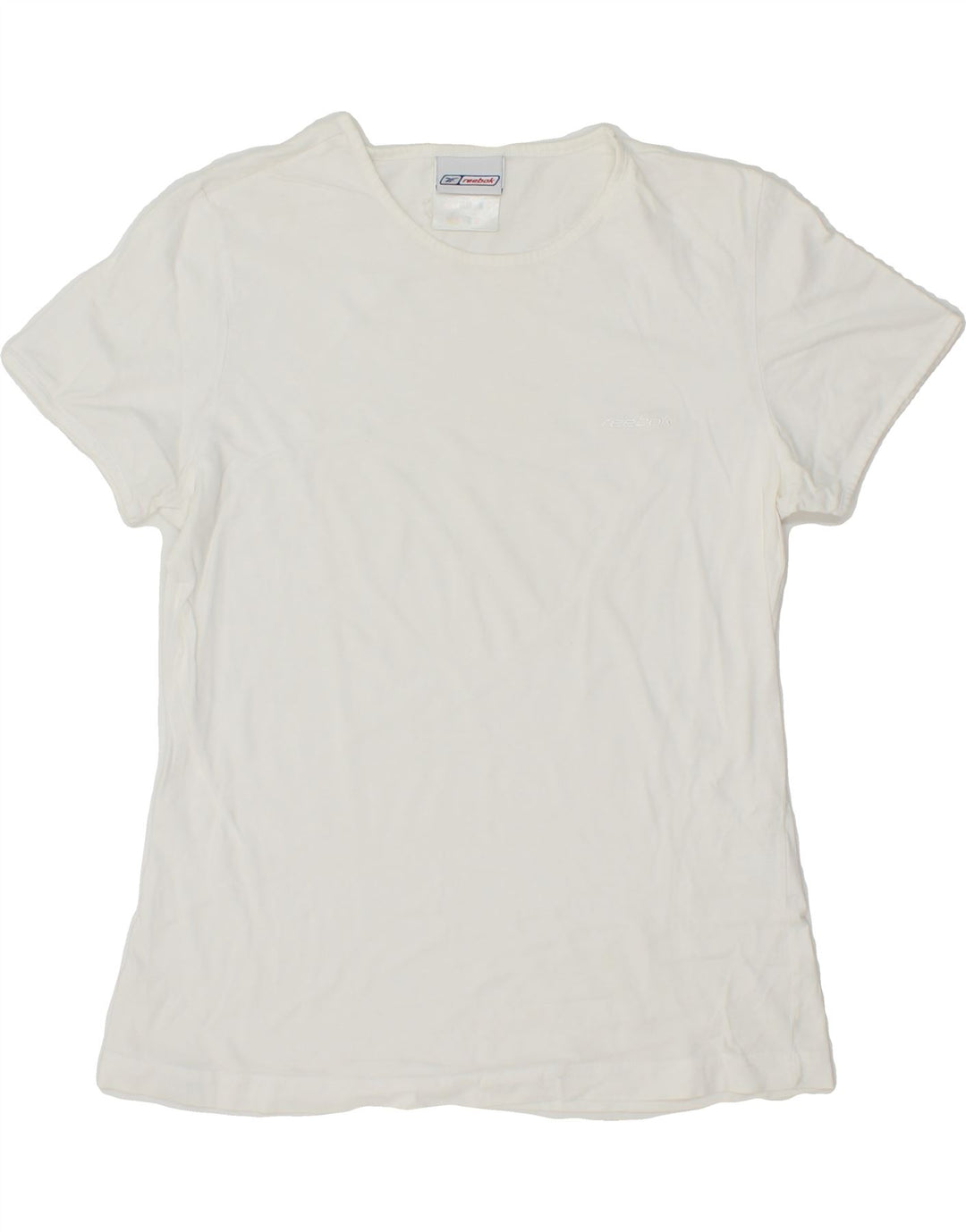 REEBOK Girls T-Shirt Top 13-14 Years White Cotton Vintage Reebok and Second-Hand Reebok from Messina Hembry 