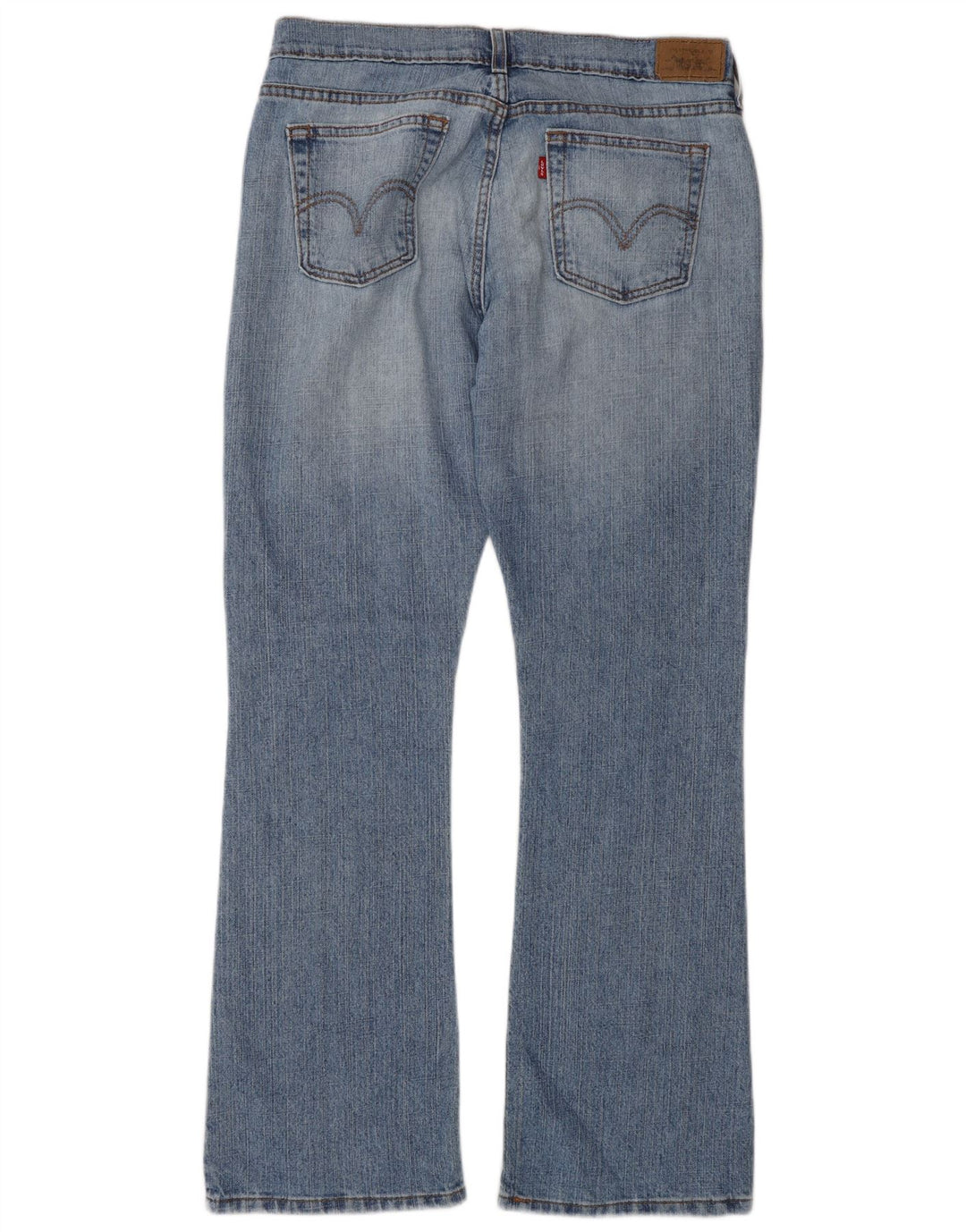 Calça jeans feminina Levi's 515 Bootcut US 8 médio W32 L31 azul algodão