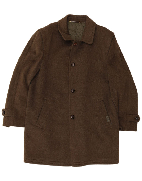 Sobretudo masculino Rehbochloden IT 52 XL lã cáqui