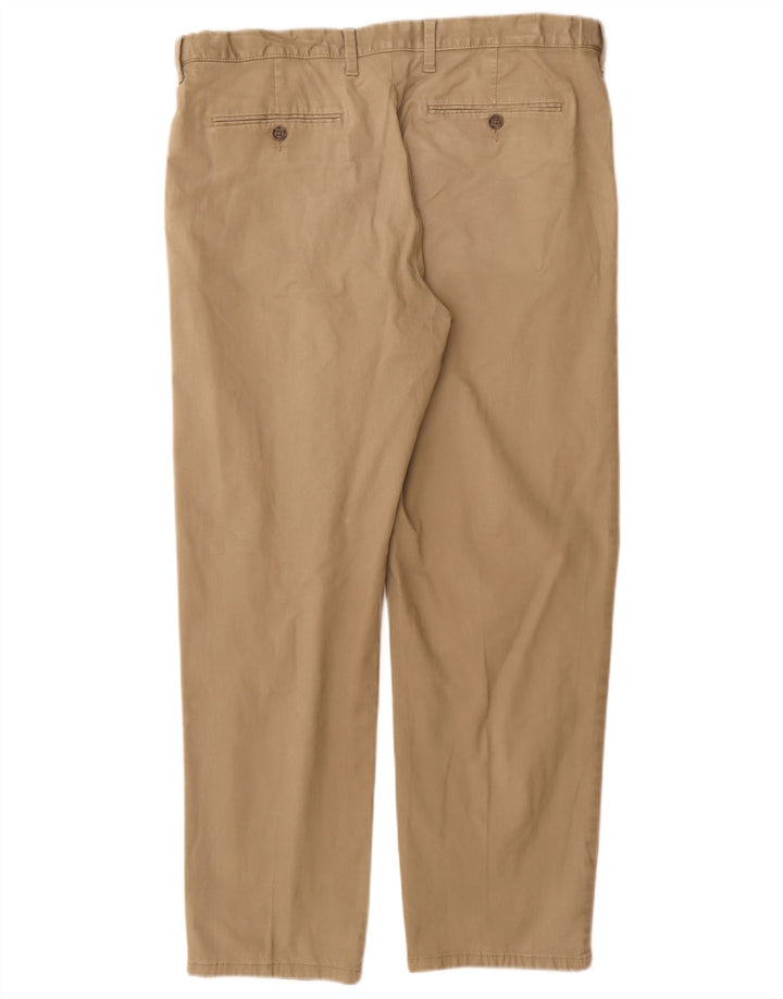 Calça Chino Masculina Marks & Spencer Regular Fit W38 L31 Algodão Bege