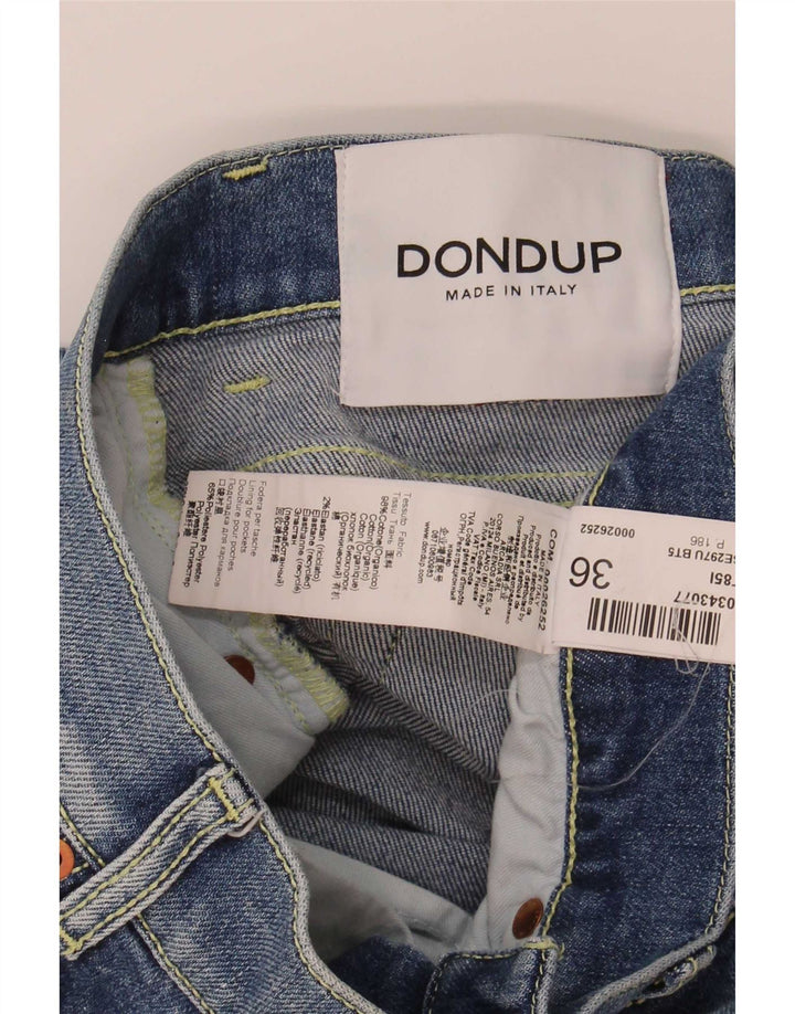 Dondup Jeans skinny masculino desgastado W36 L29 algodão azul