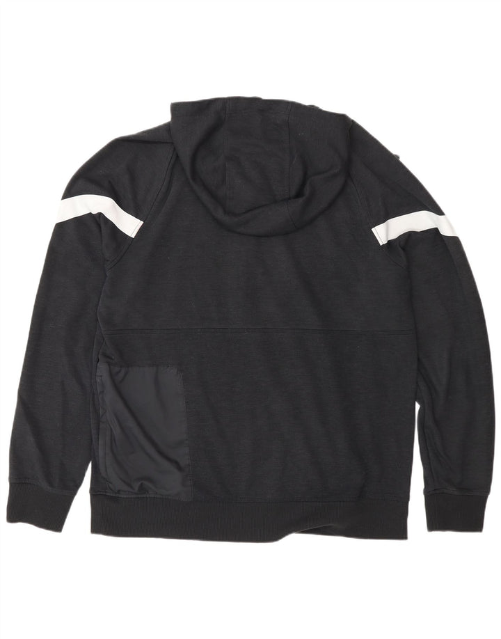 Suéter Nike masculino com capuz e zíper, grande, preto, colorido, poliéster
