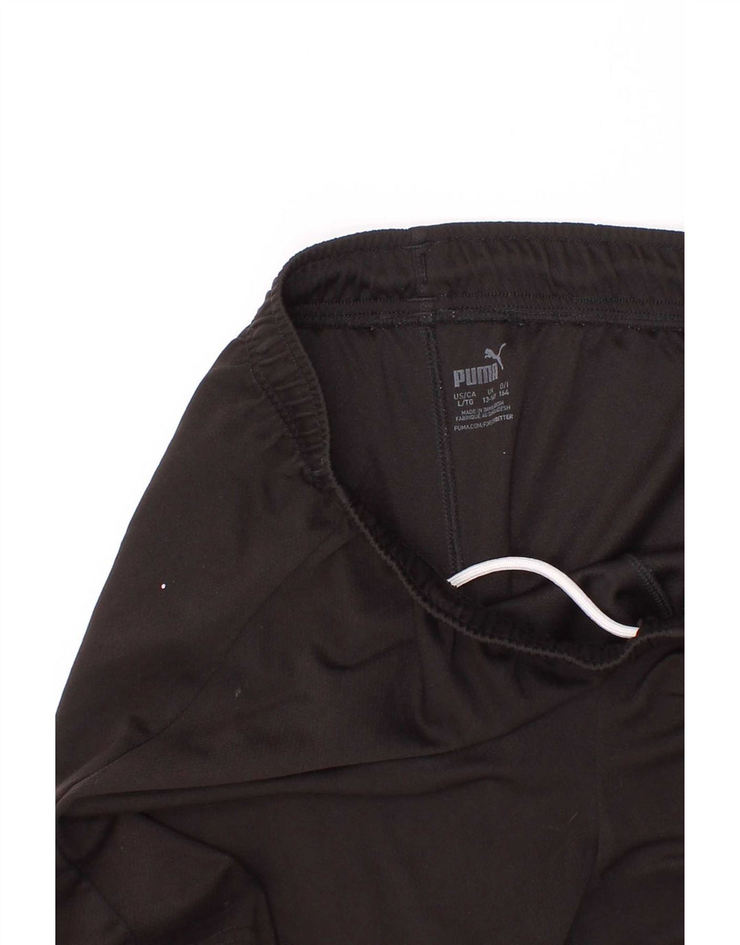 Shorts esportivos Puma meninos 13-14 anos preto poliéster