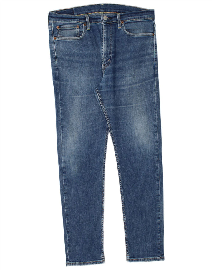 LEVI'S Masculino 510 Skinny Jeans W34 L30 Azul Algodão