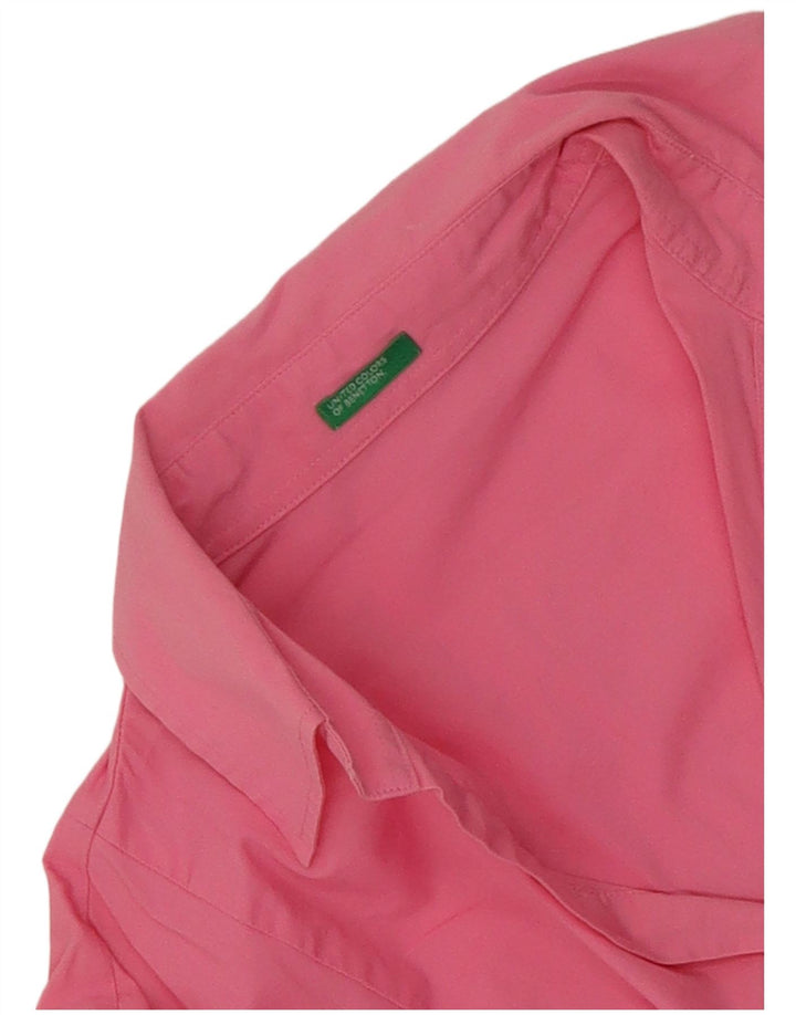 Pulôver feminino Benetton UK 12 rosa médio