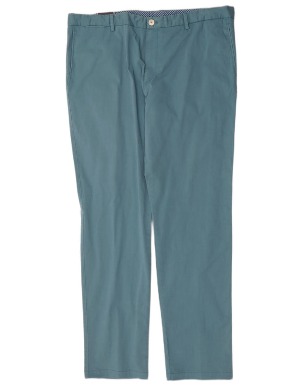 Calça Chino masculina Tommy Hilfiger tamanho 56 XL W40 L34 algodão azul