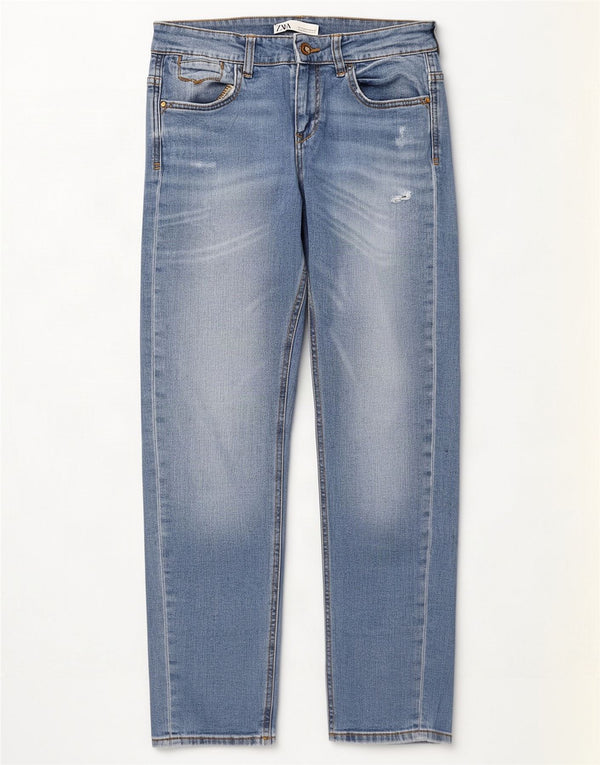 Zara Womens Slim Jeans EU 38 Small W28 L27 Blue Cotton