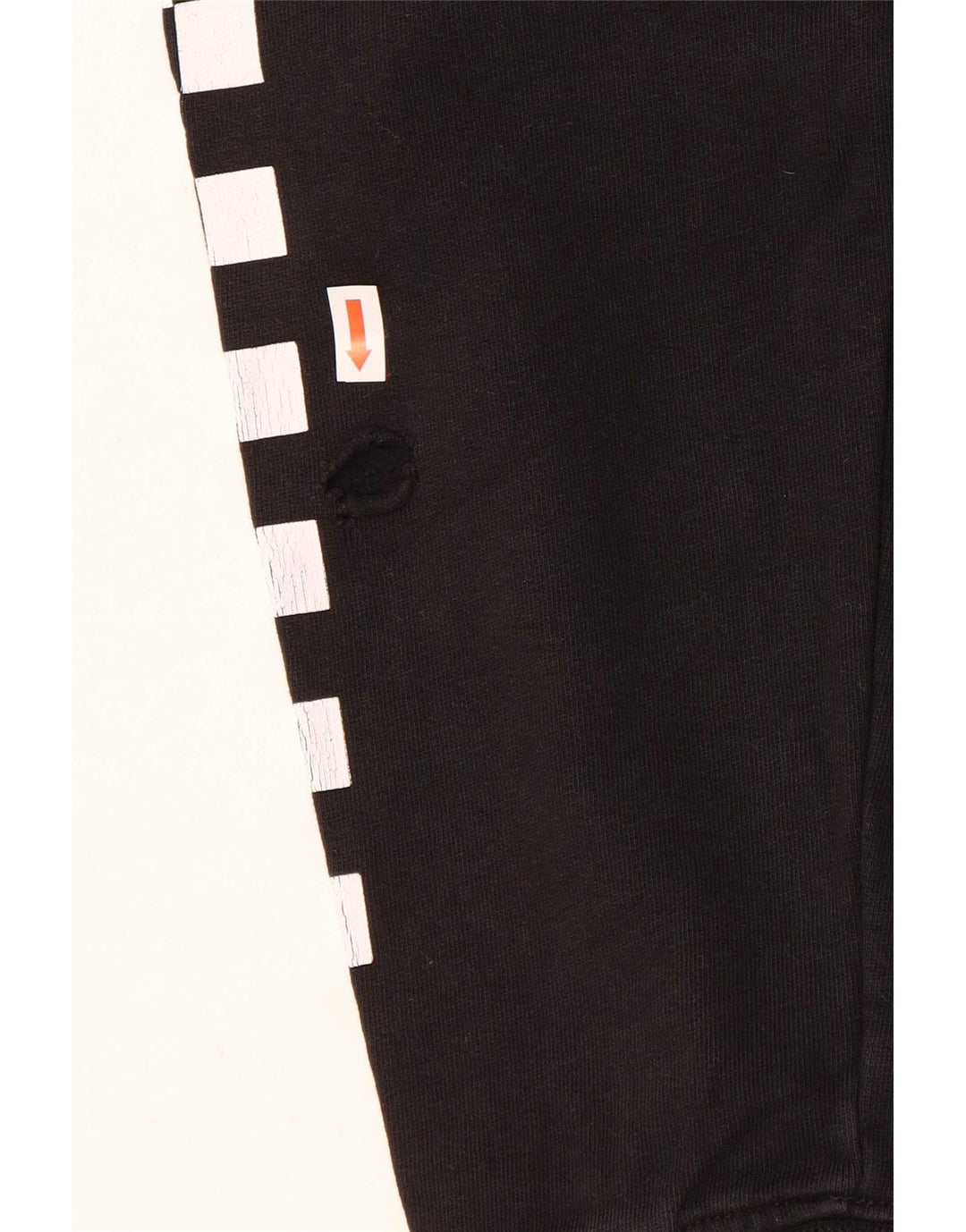 Vans feminino gráfico moletom jumper UK 16 grande algodão preto