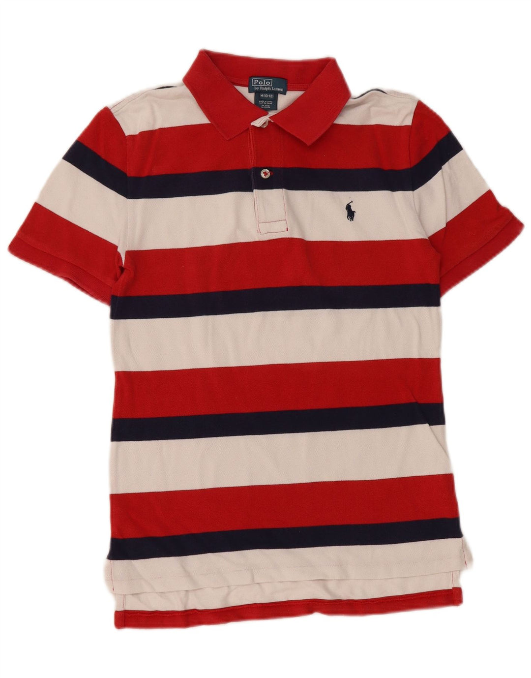 Camisa polo masculina POLO RALPH LAUREN 10-11 anos média listrada multicolorida