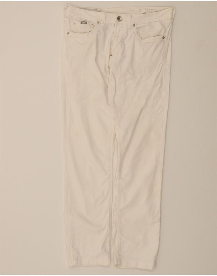 GAS Mens Straight Jeans W32 L30 White Cotton Vintage Gas and Second-Hand Gas from Messina Hembry 