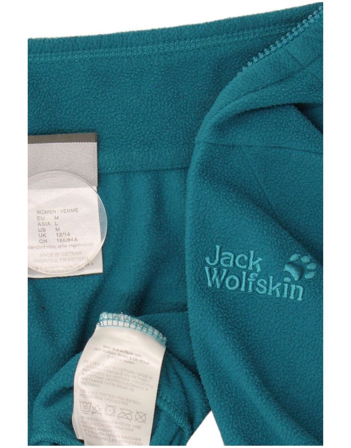 Jaqueta de lã feminina JACK WOLFSKIN Reino Unido 12/14 poliéster azul médio