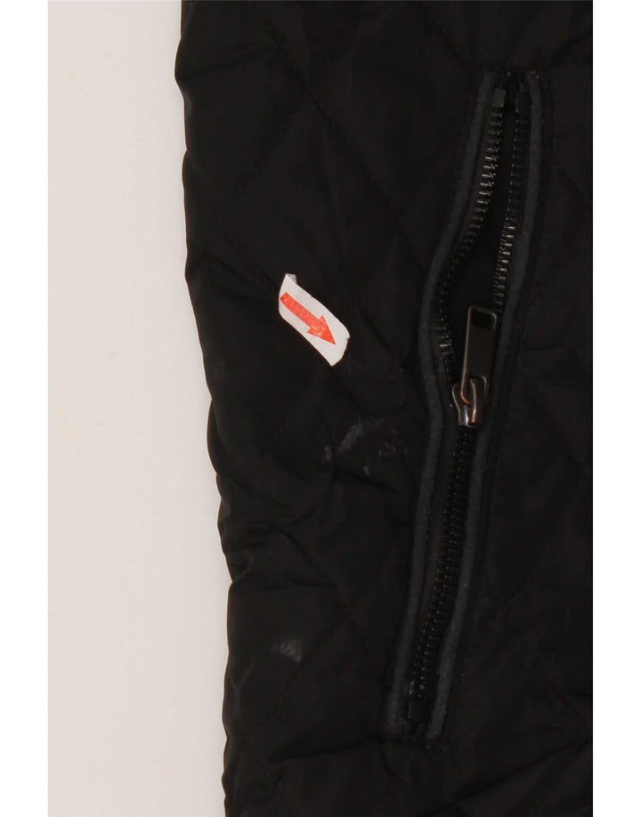Colete acolchoado masculino Zara UK 42 XL preto