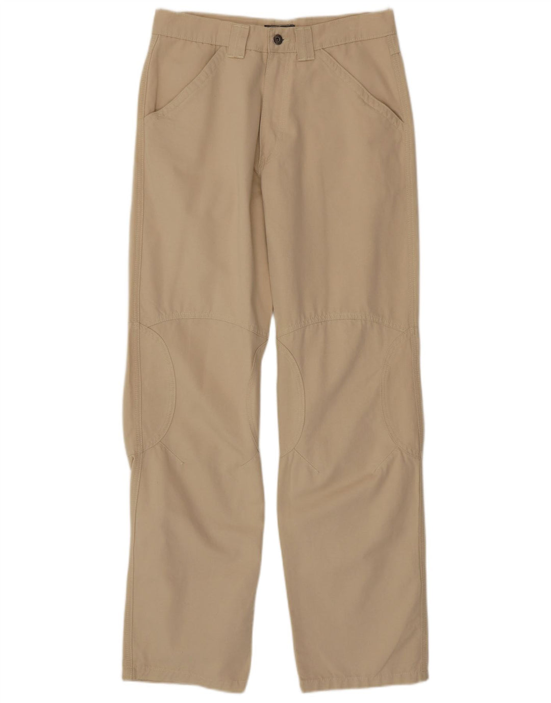 Calça Chino masculina reta Tom Tompson médio W32 L33 algodão bege