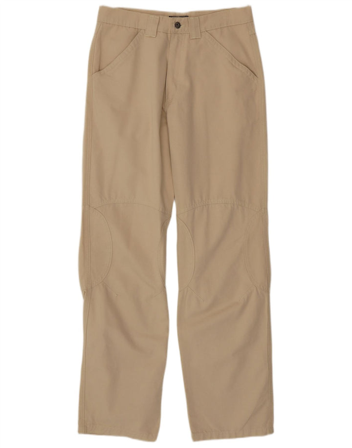 Calça Chino masculina reta Tom Tompson médio W32 L33 algodão bege