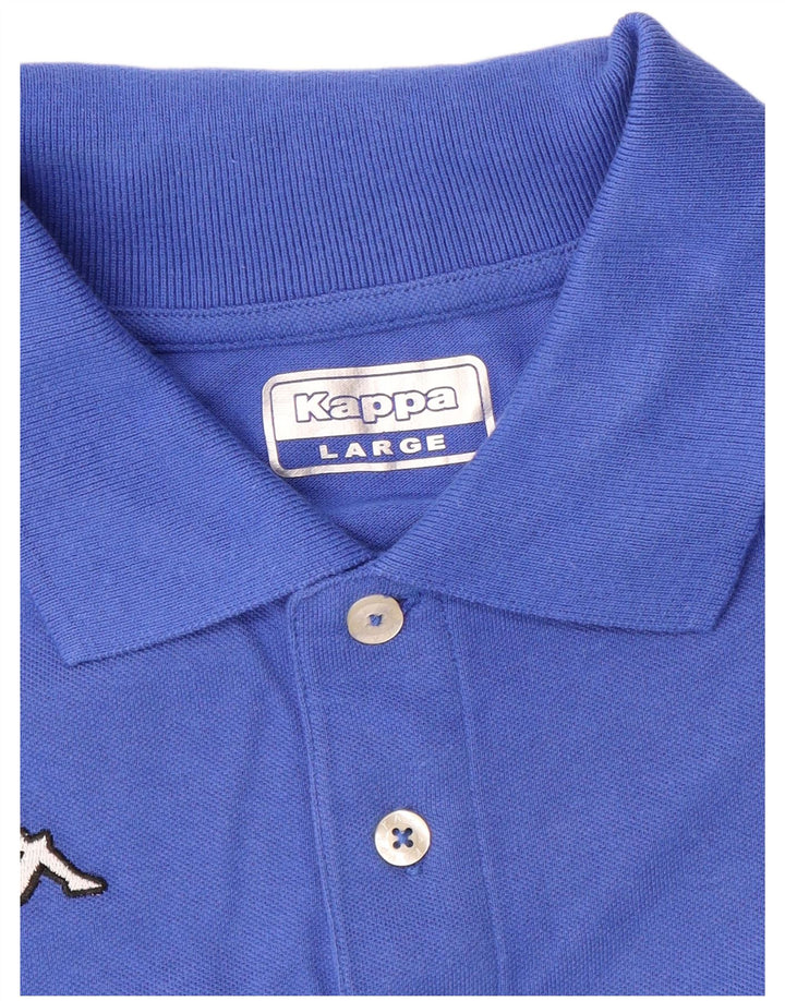 Camisa polo masculina KAPPA grande azul