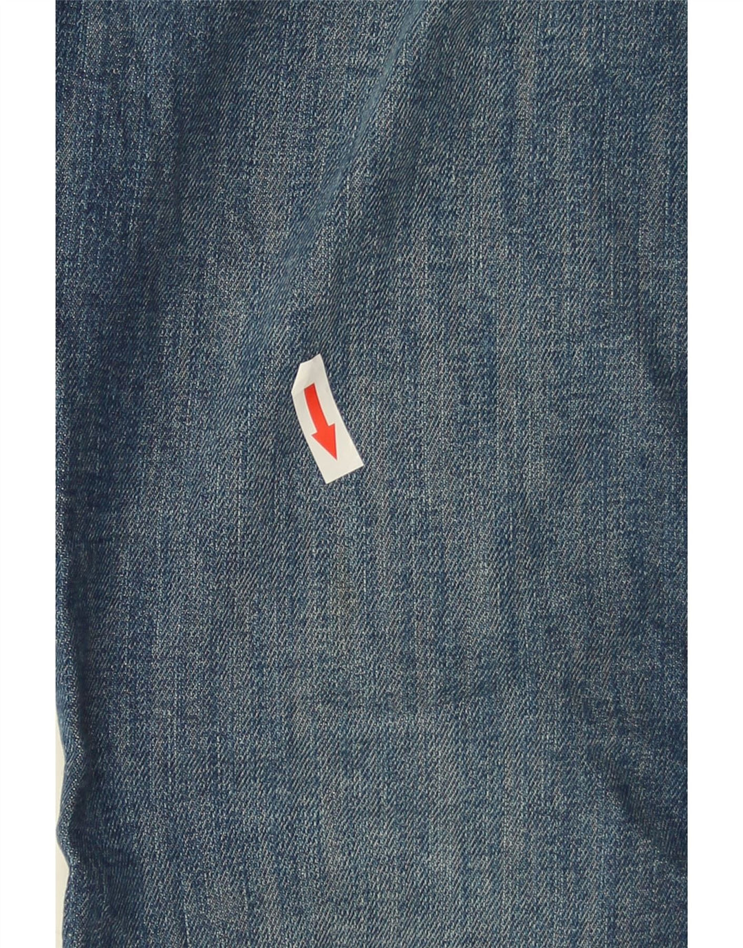 Zara Jeans feminino queimado EU 38 pequeno W28 L33 azul algodão