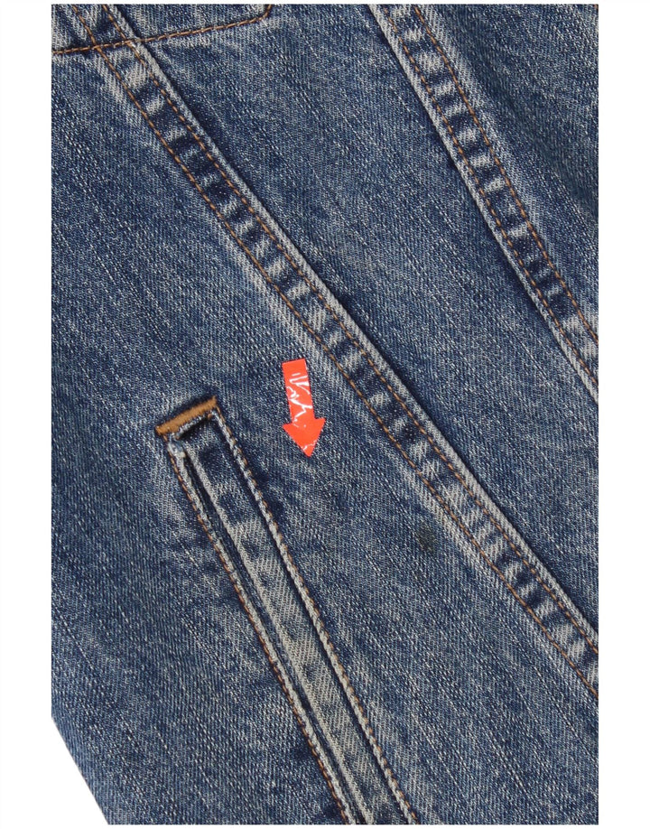 Jaqueta jeans masculina Carrera UK 40 grande algodão azul