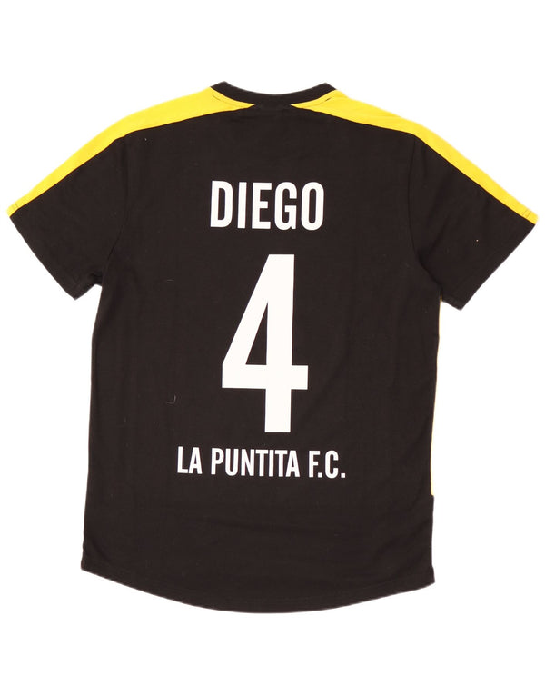 Camiseta masculina Puma Graphic Top médio preto colorblock poliéster