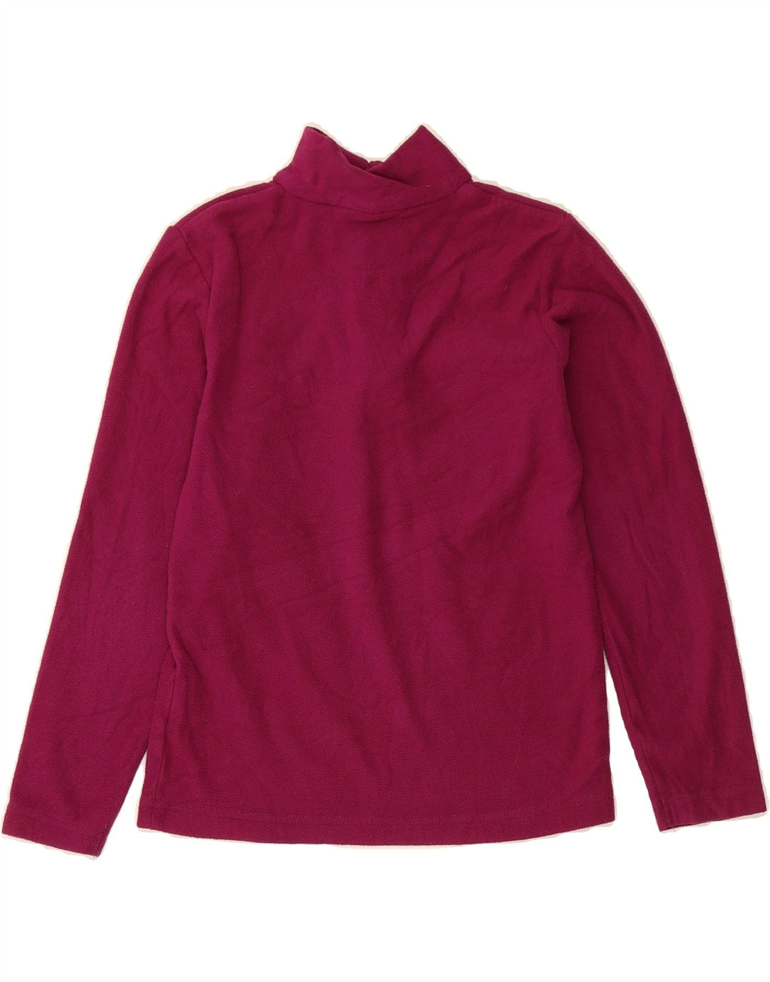 MOUNTAIN WAREHOUSE Girls Zip Neck Fleece Jumper 9-10 Years Burgundy Vintage Mountain Warehouse and Second-Hand Mountain Warehouse from Messina Hembry 