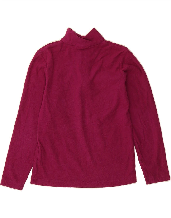 MOUNTAIN WAREHOUSE Girls Zip Neck Fleece Jumper 9-10 Years Burgundy Vintage Mountain Warehouse and Second-Hand Mountain Warehouse from Messina Hembry 