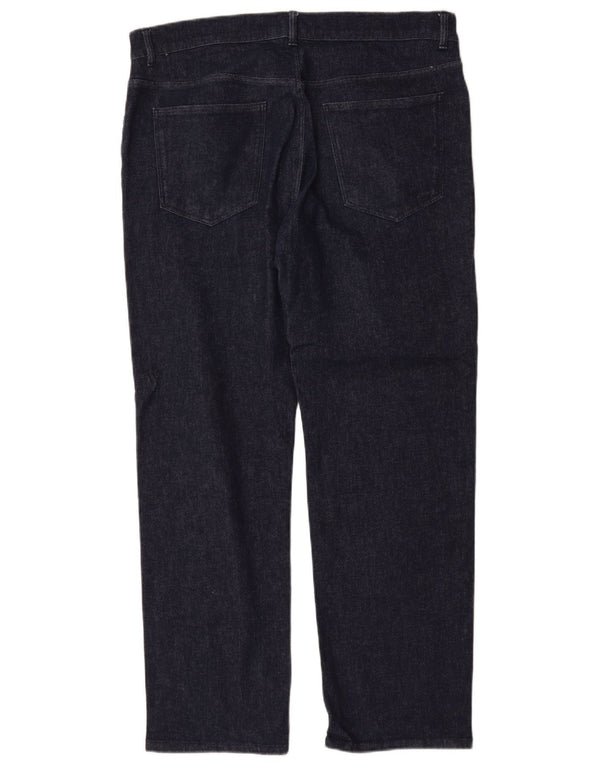 Trussardi Mens Straight Jeans IT 52 XL W36 L31 Azul marinho
