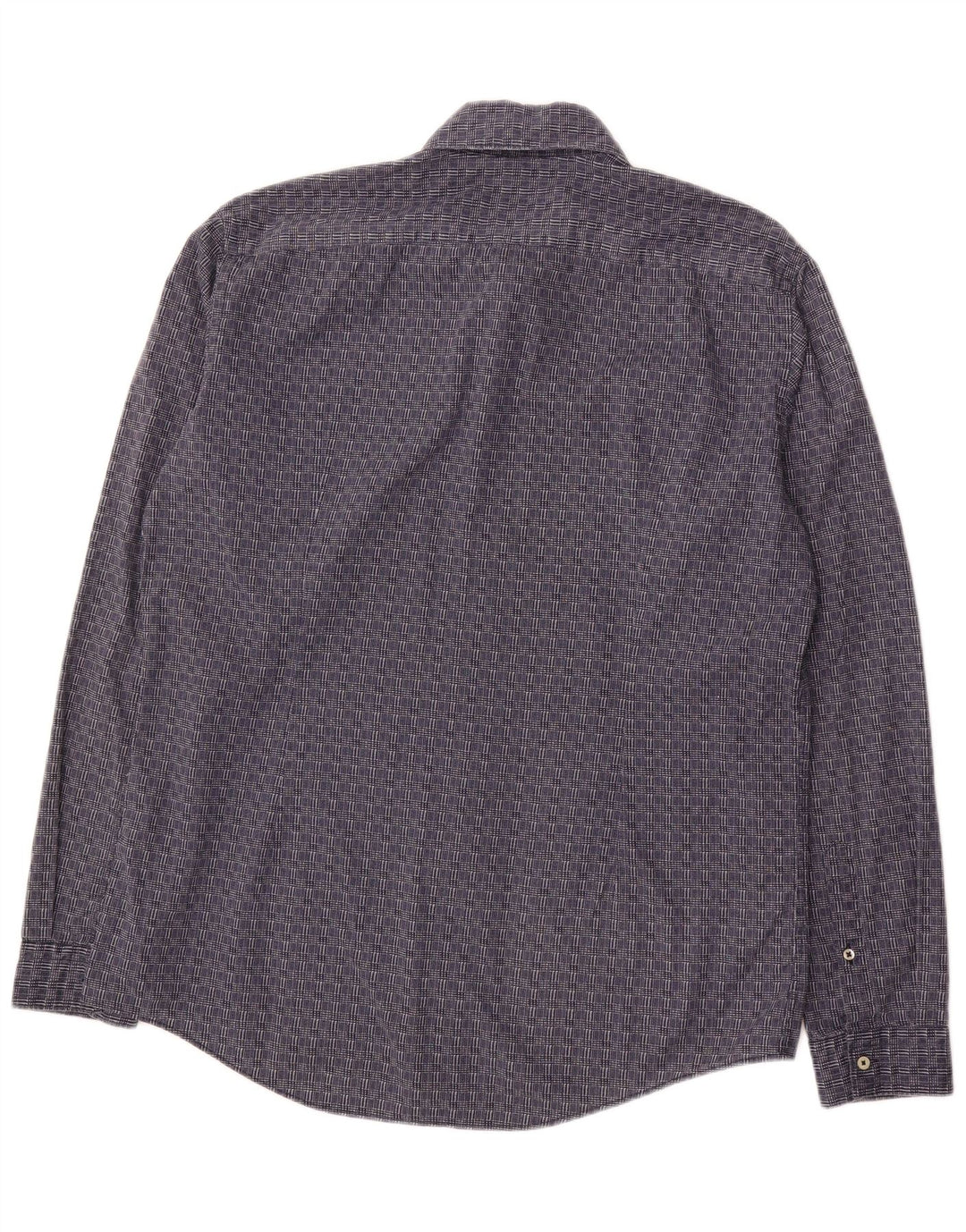 Camisa feminina LIU JO XL azul marinho xadrez algodão clássico