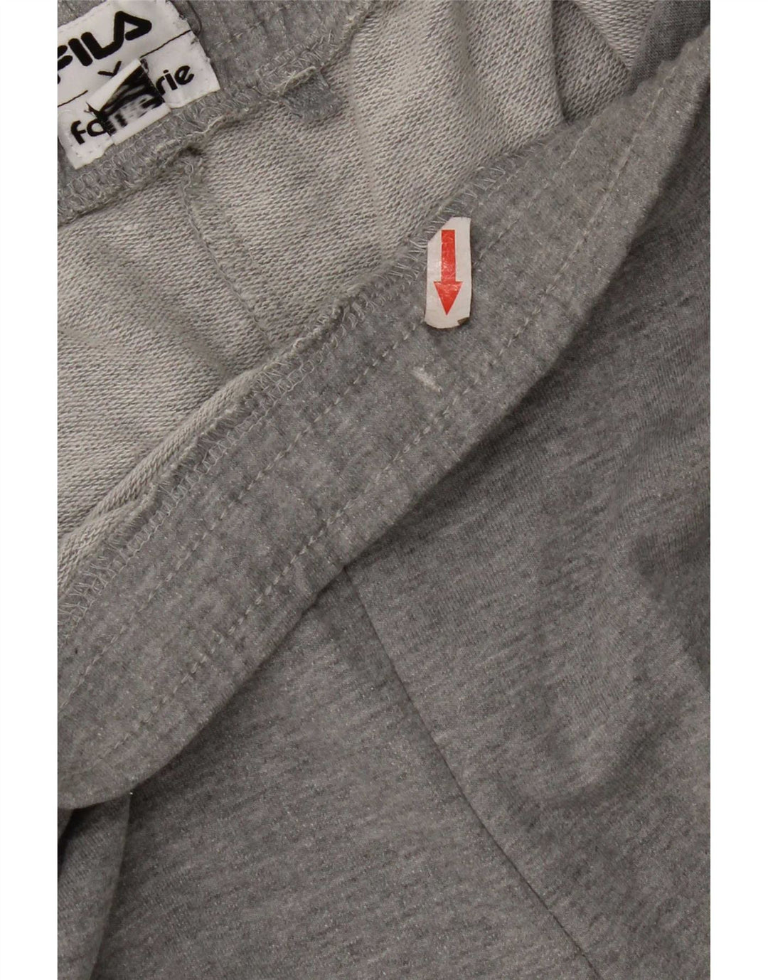 Fila Mens Graphic Sport Shorts Grande Algodão Cinza