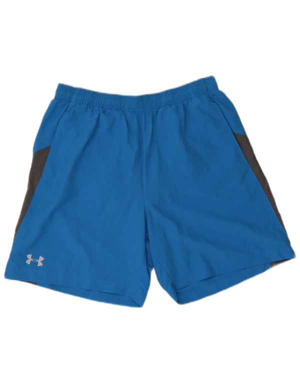 Under Armour Mens Heat Gear Sport Shorts grande poliéster azul de Colourblock