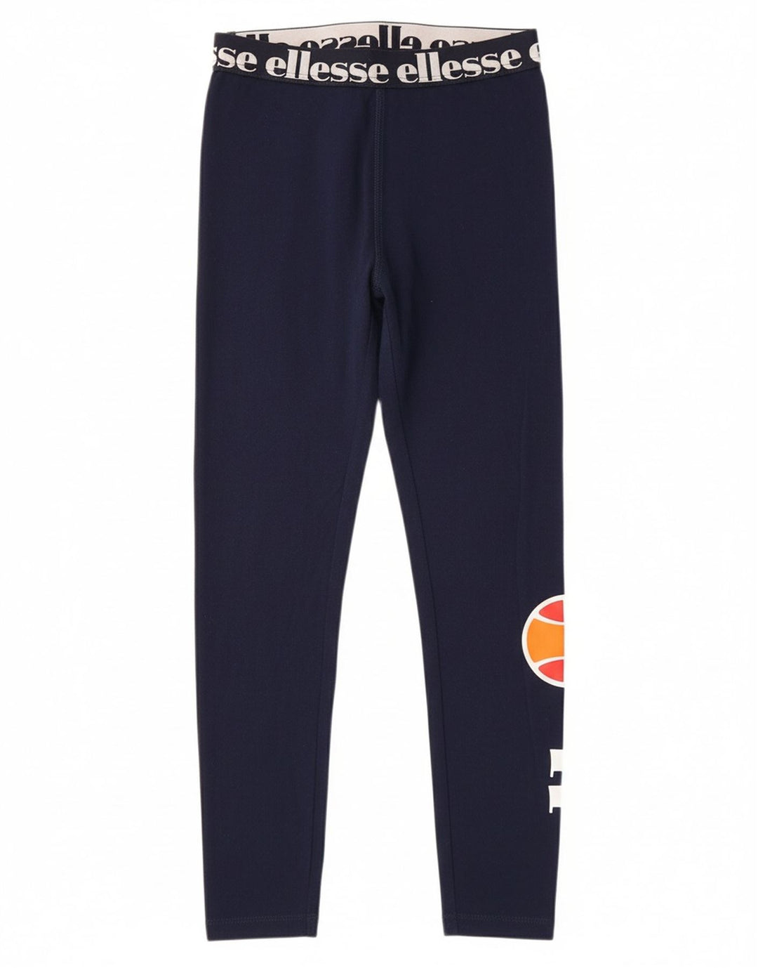 Leggings estampadas para meninas ELLESSE 8-9 anos algodão azul marinho