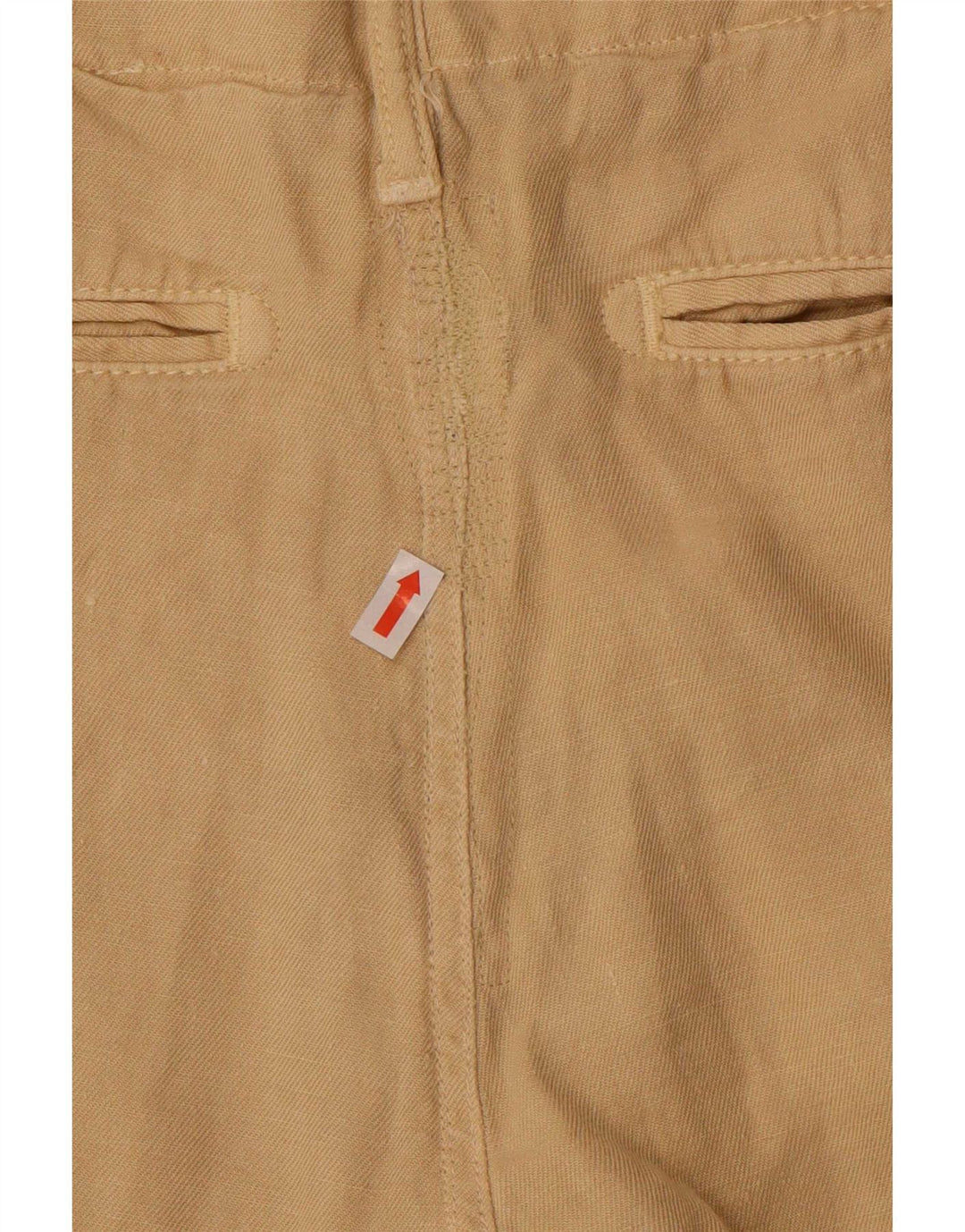 Marlboro Classics Mens Chino Shorts W32 Algodão Bege Médio