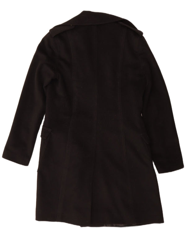 Dolce & Gabbana Casaco feminino duplo breasted IT 46 grande lã virgem preta