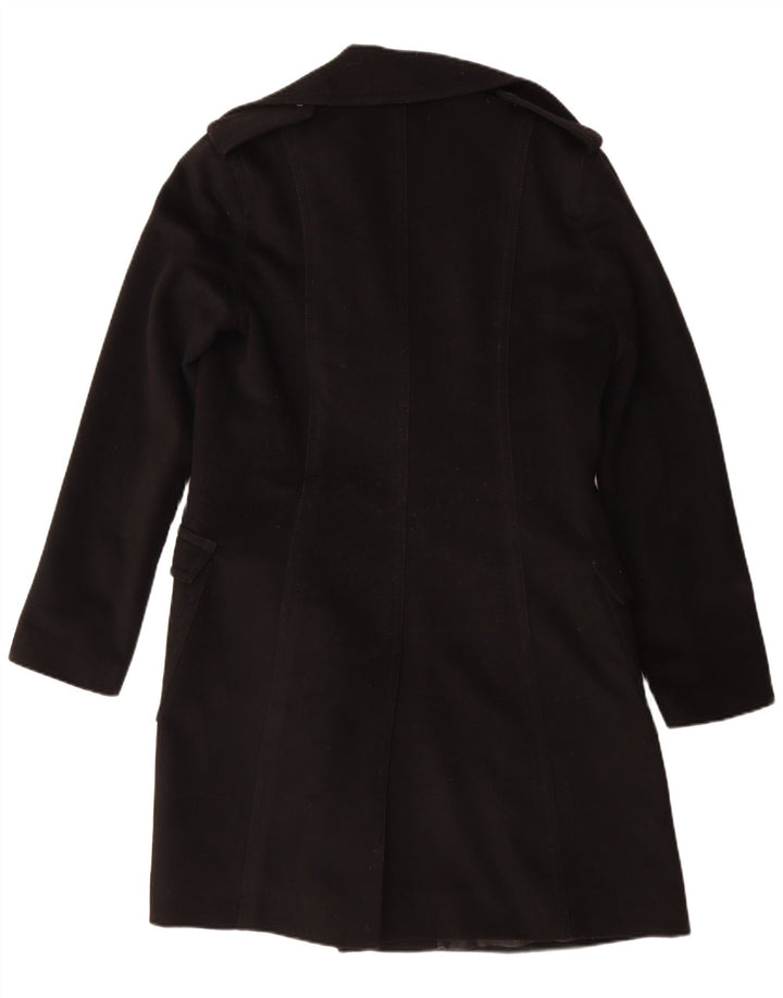 Dolce & Gabbana Casaco feminino duplo breasted IT 46 grande lã virgem preta